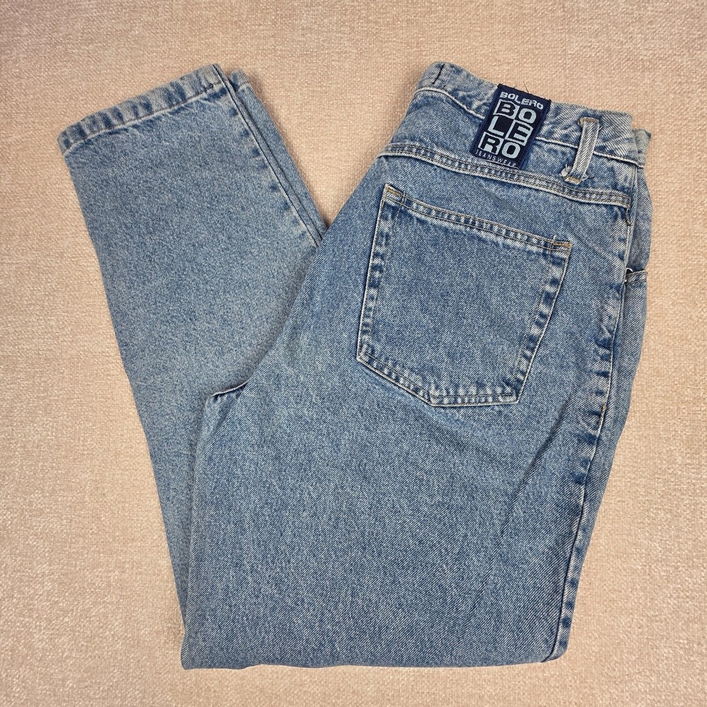 Vintage 90s Bolero Jeans  VTG Y2K Mom Jeans Retro Size 15/16 High Wasted‎